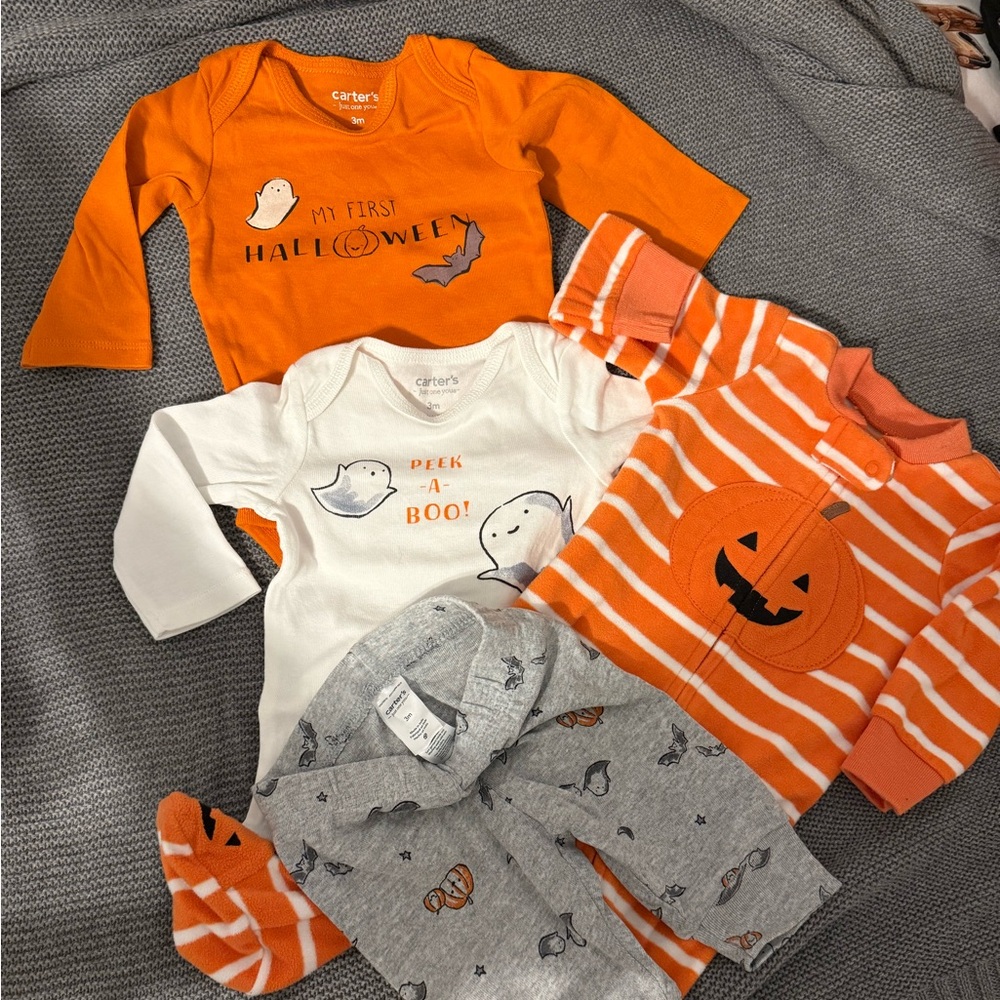 First Halloween set from Carters 0-3 months